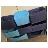 Shelf with Organizing Bins