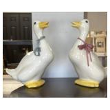 Mr. & Mrs. Ceramic Duck