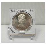1965 Canada 80% Silver Dollar BU