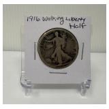 Better Date 1916 Walking Liberty Half