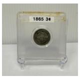 1865 3ï¿½ Nickel