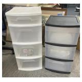 Two Storage Drawer Sets