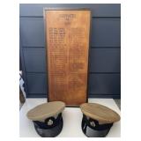 US Navy Caps, Shipmates of 1983 Sign