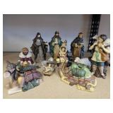 Ceramic Nativity Set