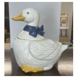 Ceramic Duck Cookie Jar