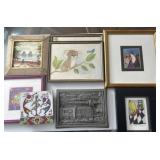 Eight Pieces of Assorted Art Work