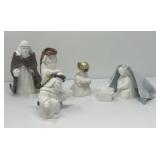 Bisque Nativity Figures