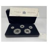 2004 Canadian Silver Maple Leaf Privy Mark Set
