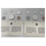 Two 1965 Canadian UNC Coin Sets B