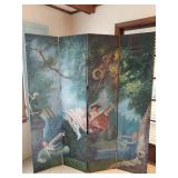 Hand Painted Room Divider
