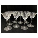 Set of Cordial Glasses