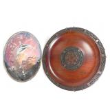 HAND CRAFTED DECORATIVE PLATE & AQUATIC DISH