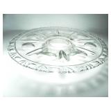 POLKA DOTS CLEAR GLASS CAKE STAND