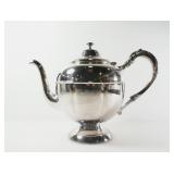 PRIMROSE PLATE SILVER PLATE ON COPPER TEAPOT