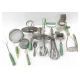 VINTAGE KITCHEN/BAKING TOOLS AND UTENSILS