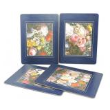 CORK PLACEMATS WITH FLORAL DESIGN