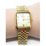 CARAVELLE BY BULOVA GOLDTONE WATCH