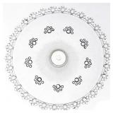 'BOOPIE' STYLE CLEAR GLASS CAKE STAND