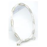 BURWOOD BEIGE OVAL VANITY MIRROR