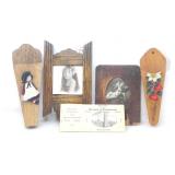 WOODEN WALL PICTURE FRAMES & DECORATED HOLDERS