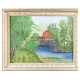 K. O'DONNELL RED MILL LANDSCAPE 1973