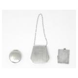 3 SILVERPLATE COMPACTS