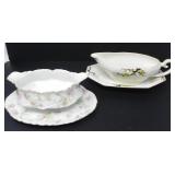 PORCELAIN GRAVEY DISHES