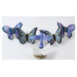 BUTTERFLY AND BLUE JAY NAPKIN HOLDERS