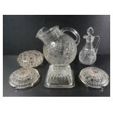 ASSORTED CLEAR GLASS LOT
