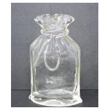 RUFFLED-TOP GLASS BOTTLE