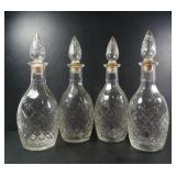 LONDON WINERY LIMITED GLASS DECANTER BOTTLES
