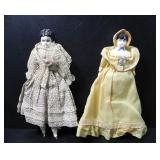 PAIR OF MAIDEN FIGURINES