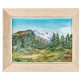 MARION BOOTH 'MOUNTAINS - VANCOUVER ISLAND, B.C.'