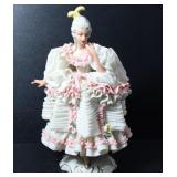 DRESDEN PORCELAIN LACE FIGURINE