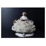 DRESDEN PORCELAIN LACE FIGURINE