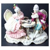 ALKA KUNST DRESDEN PORCELAIN LACE FIGURE