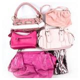 LOT OF PINK PURSES
