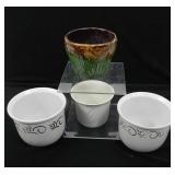 COLLECTION OF CERAMIC & POTTERY PLANTERS