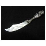 STERLING & MOTHER OF PEARL LETTER OPENER 2.66g