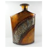 METALLIC DECORATIVE VASE