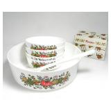 STERILITE WHITE VEGETABLES SET &RECIPES METAL BOX