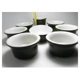 GREEN GRATIN BAKING DISH & SOUFFLE DISHES