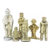 ASSTD MINIATURE BRASS FIGURINES
