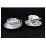 PAIR OF AYNSLEY & PARAGON TEACUPS