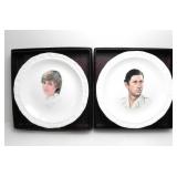 4 BOXED PRINCESS DIANA & PRINCE CHARLES PLATES