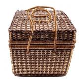 SQUARE WOVEN BASKET