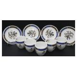 SYRACUSE CHINA TEA CUPS AND SAUCERS