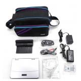 PORTABLE MUSTEK 7' DVD PLAYER IN CARRYING CASE
