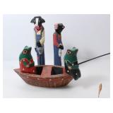 ASSTD. HANDMADE WOODEN ANIMAL FIGURINES