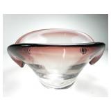 CLAMSHELL PURPLE HEARTSHAPED BOWL